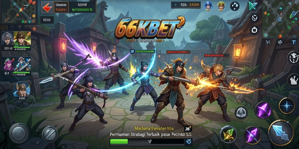 Tampilan gameplay 66KBET yang menampilkan aksi strategi seru.