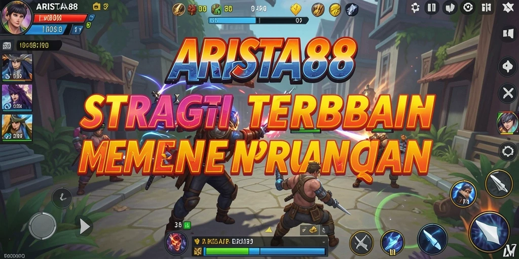 Tangkapan layar ARISTA88 menampilkan momen intens dalam pertempuran strategi.