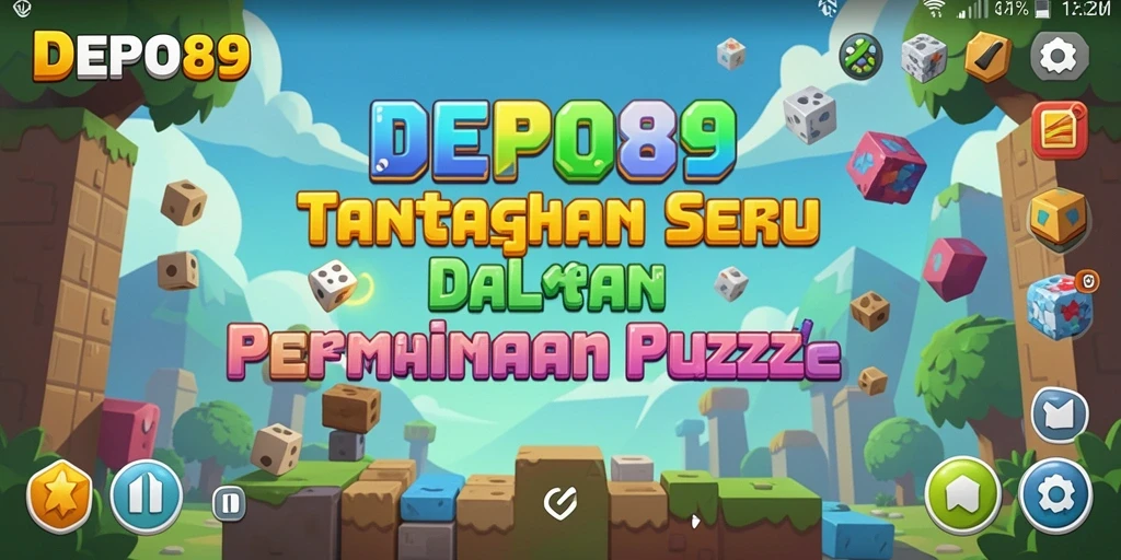 Screenshot DEPO89 menunjukkan gameplay Puzzle yang menantang dan menyenangkan.