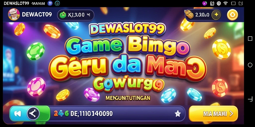 Tampilan gameplay DEWASLOT99 yang menarik dan interaktif.