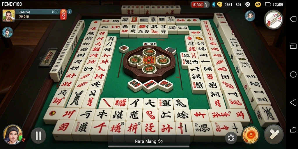 Screenshot FENDY188 menunjukkan permainan Mahjong yang mengasyikkan.