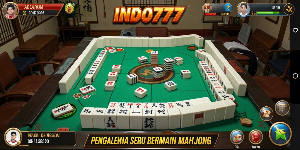 Tampilan gameplay seru Mahjong di INDO777.