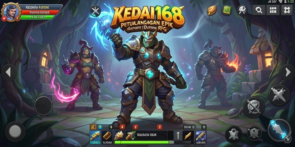 Tampilan gameplay KEDAI168 yang dinamis dan mengasyikkan.