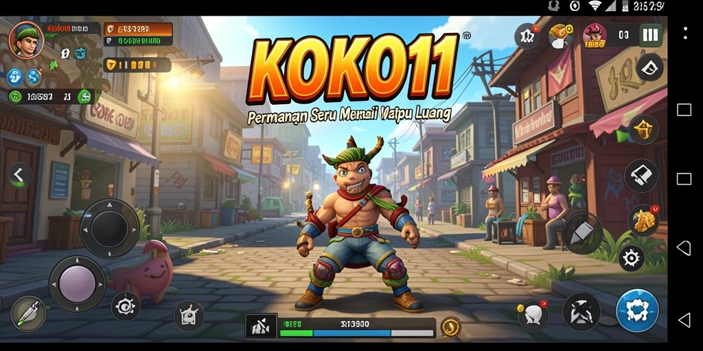 Tampilan gameplay KOKO11 yang memikat dan penuh warna.
