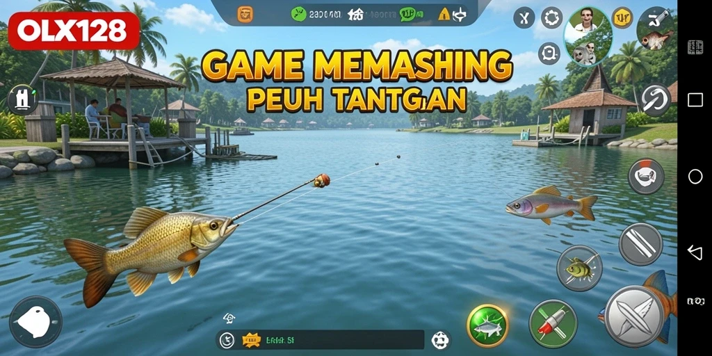 Tampilan gameplay <strong>OLX128</strong> yang penuh warna dan interaktif.