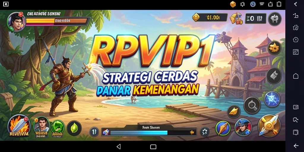 Screenshot RPVIP1 menampilkan aksi strategi yang mendebarkan.