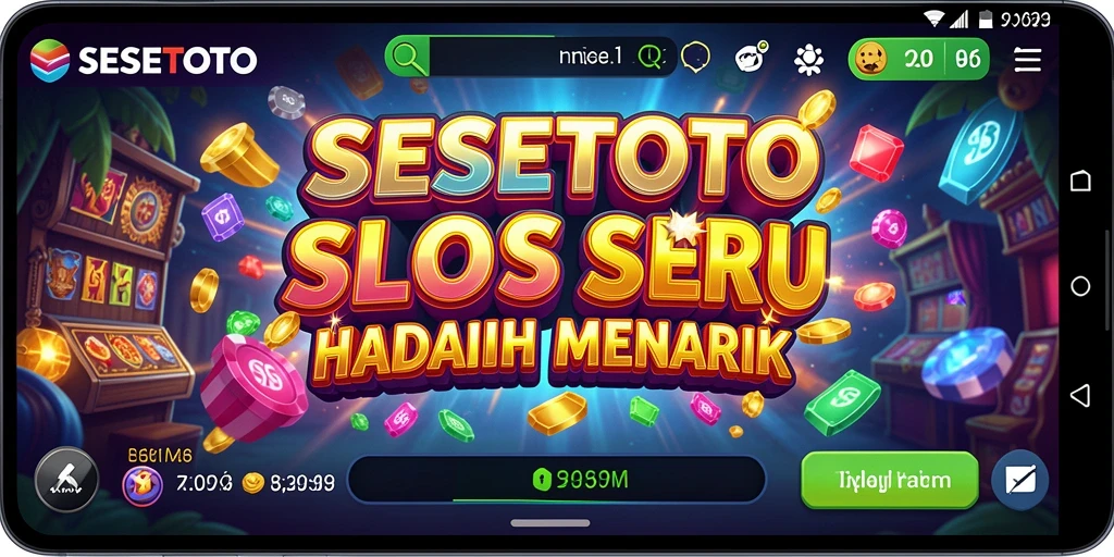 Screenshot gameplay SESETOTO yang menampilkan suasana permainan Slot yang mengasyikkan.