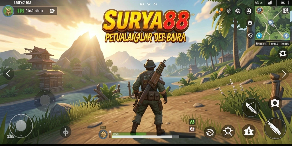 Tangkapan layar menampilkan gameplay petualangan luar biasa di SURYA88.