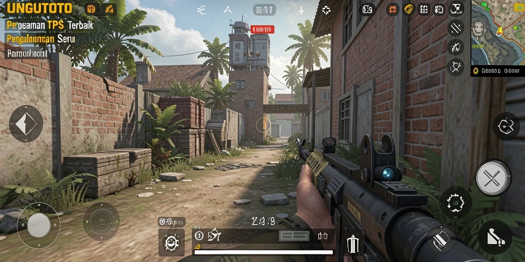 Screenshot gameplay UNGUTOTO yang menegangkan dan penuh aksi.